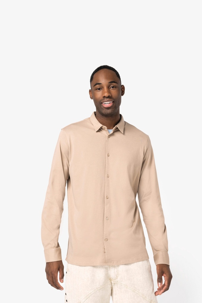Chemise écoresponsable en jersey homme (NS510)