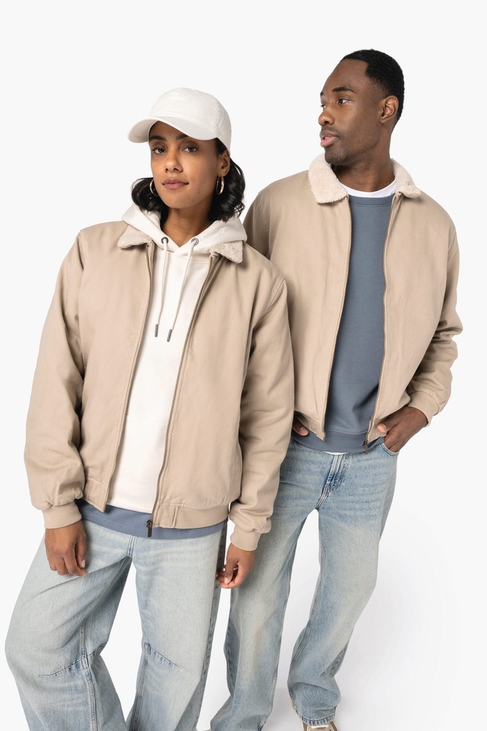 Veste écoresponsable col sherpa unisexe (NS612)