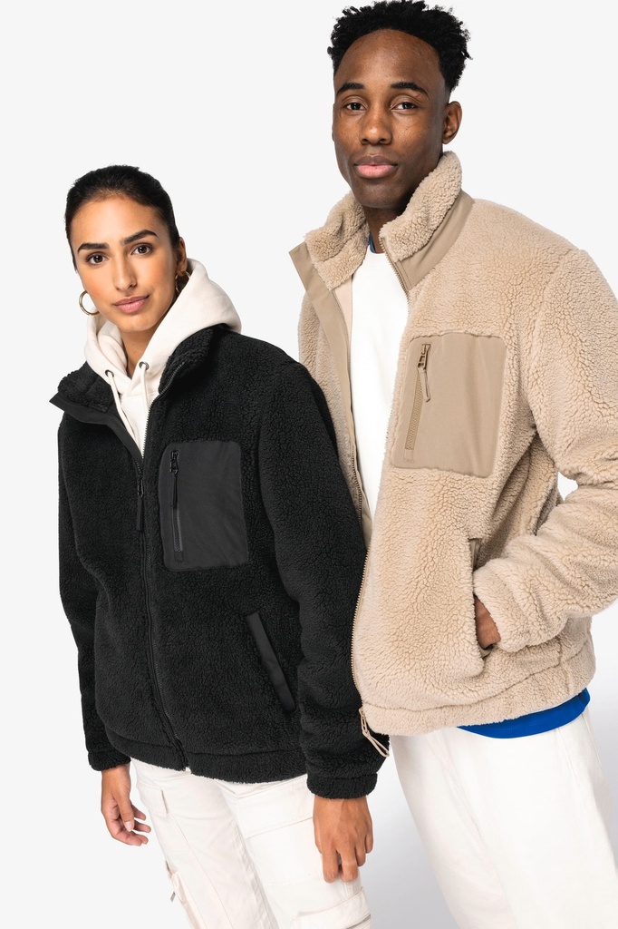 Veste écoresponsable en sherpa unisexe (NS604)