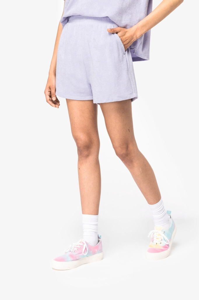Short écoresponsable en éponge femme (NS728)