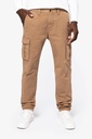 Pantalon cargo écoresponsable délavé homme (NS740)