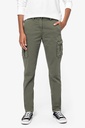 Pantalon cargo écoresponsable délavé femme (NS741)