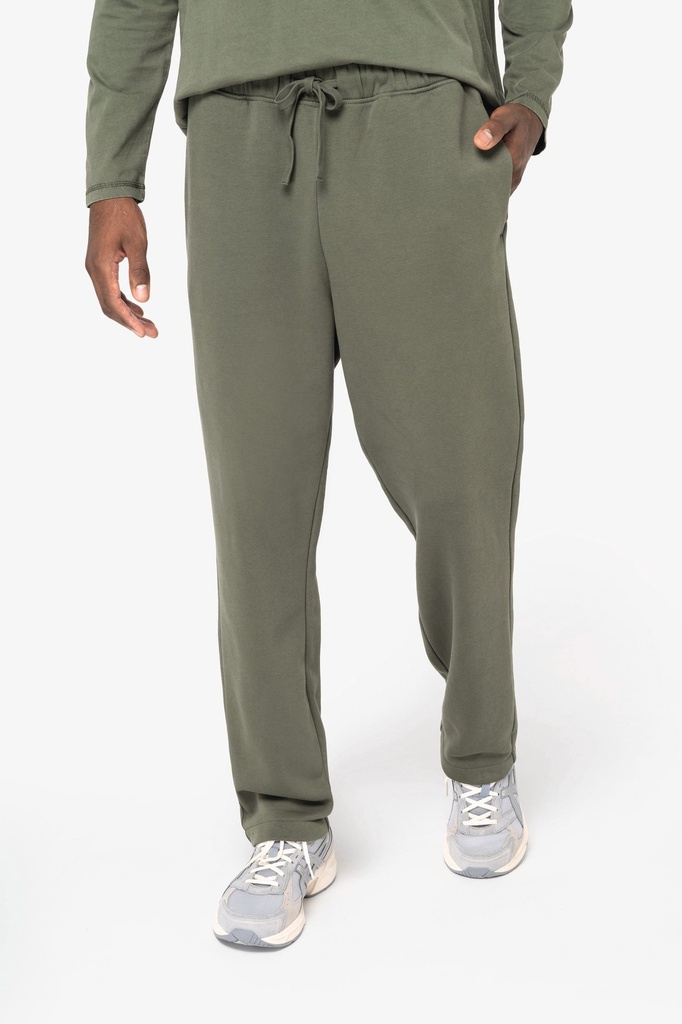[NS723-Black-S] Pantalon de jogging écoresponsable ample unisexe (NS723) (Black, S)