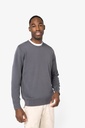 Pull écoresponsable délavé à col rond homme (NS914)