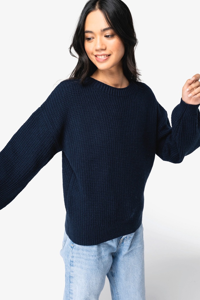 Pull écoresponsable en laine mérinos femme (NS920)