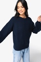 Pull écoresponsable en laine mérinos femme (NS920)
