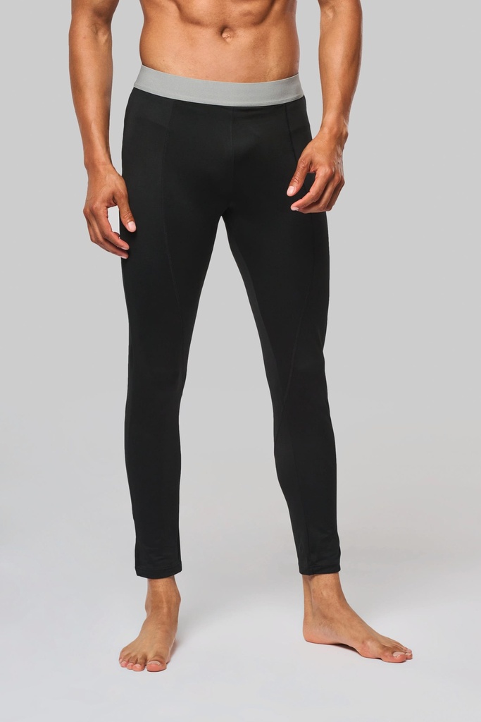 [PA017-Black-S] Collant sous-vêtement sport homme (PA017) (S)