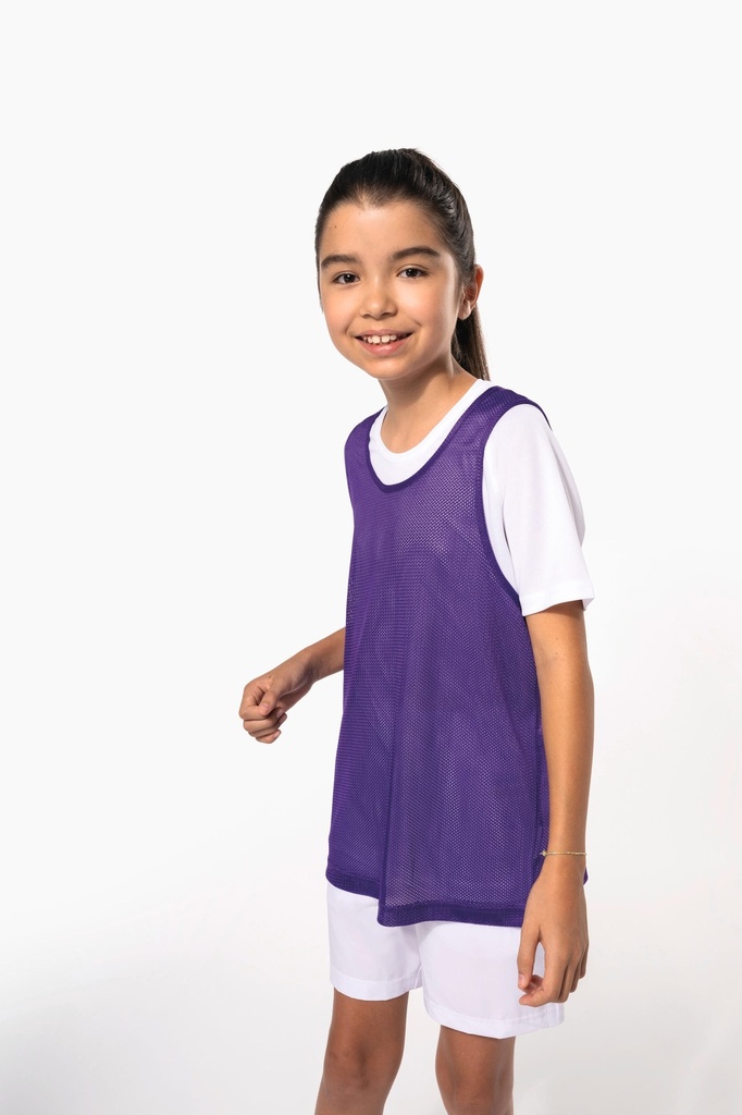 Chasuble en filet léger multisports enfant (PA047)
