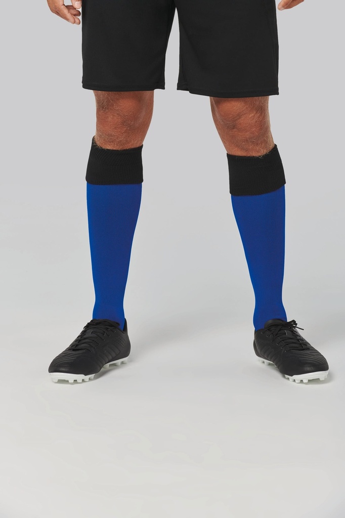 [PA0300-Black / white-39/42 eu] Chaussettes de sport bicolores unisexe (PA0300) (Black / white, 39/42 eu)