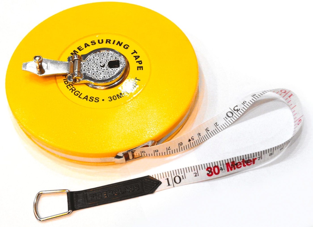[PA077-Yellow-One size] Décamètre 30 m (PA077)