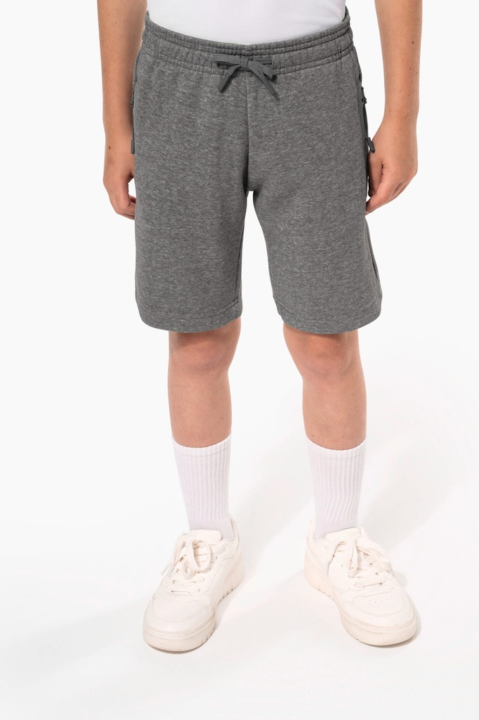 Bermuda molleton multisports enfant (PA1023)