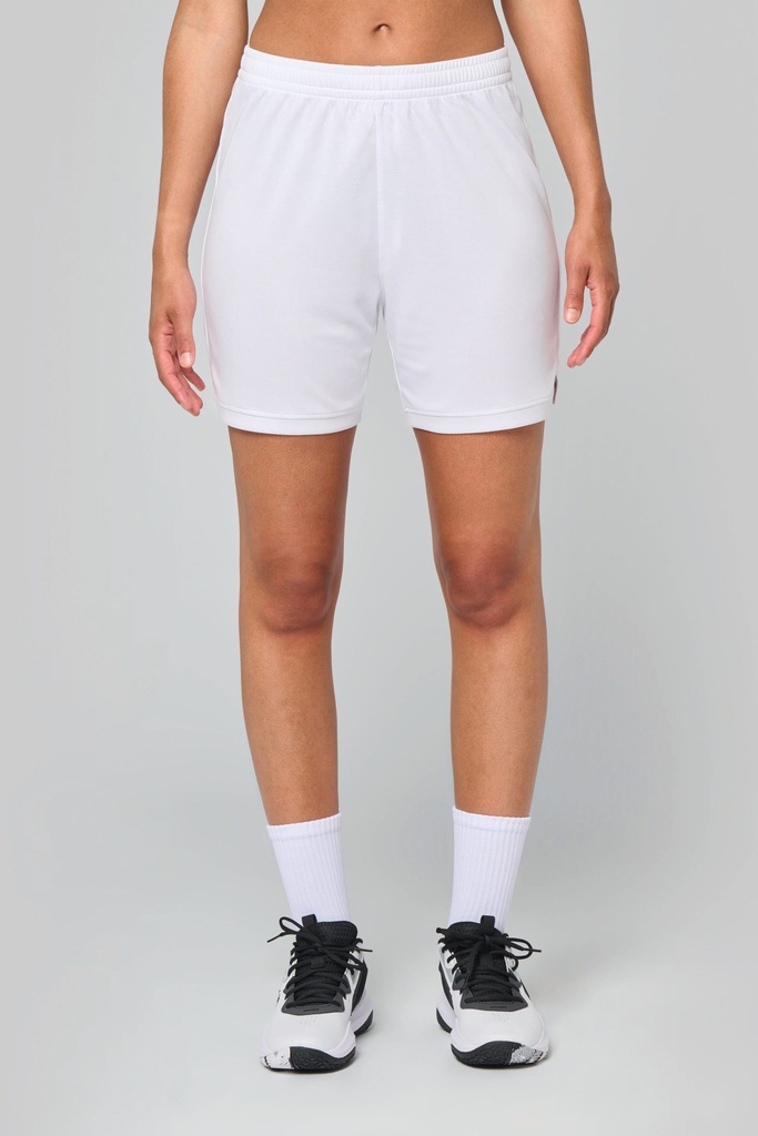 [PA1051-Black-S] Short de basket-ball femme (PA1051) (Black, S)