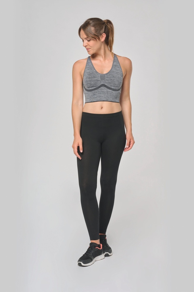 [PA188-Black-S] Legging femme (PA188) (Black, S)
