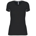 T-shirt de sport bi-matière manches courtes femme (PA466)
