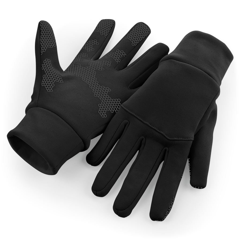 [B310-Black-S/m] Gants de sport Softshell (B310) (Black, S/m)