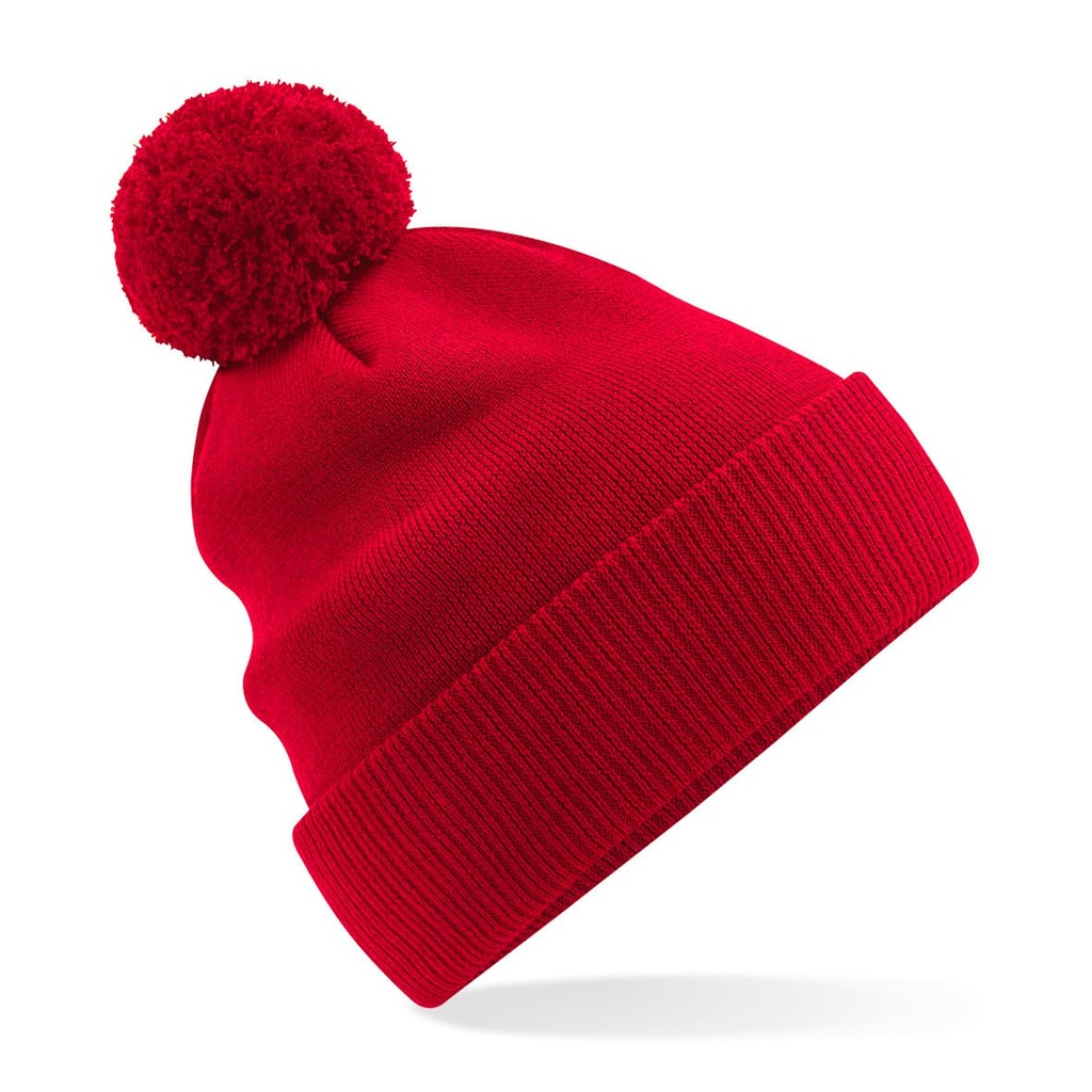 [B450N-Classic red-One size] Bonnet Snowstar® en coton bio (B450N) (Classic red)