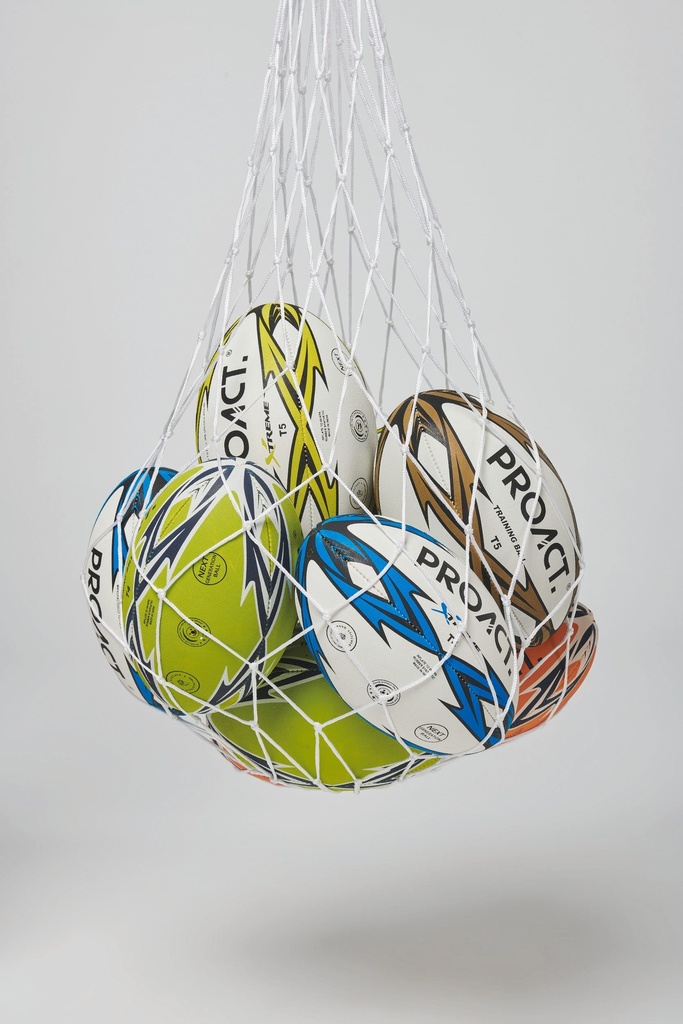 [PA523-White-One size] Filet porte-ballons (PA523)