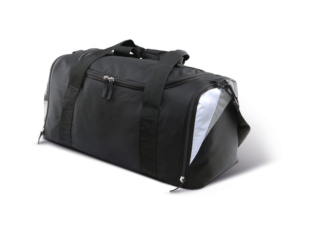 [PA532-Black / white / light grey-One size] Sac de sport - 40 litres (PA532) (Black / white / light grey)
