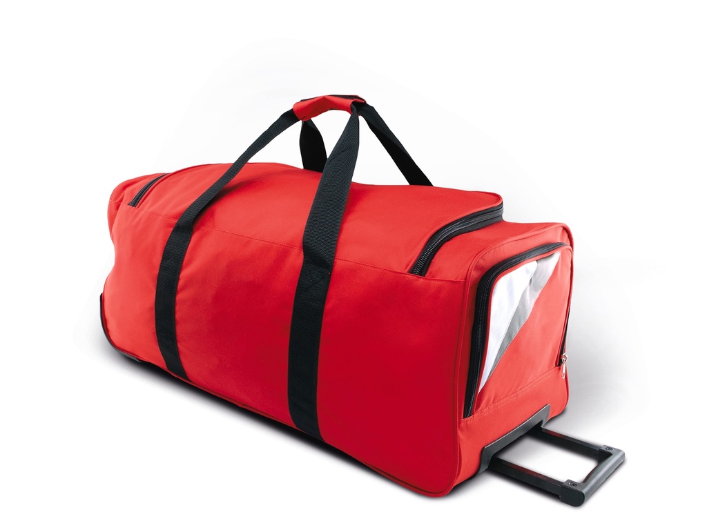 [PA534-Black / white / light grey-One size] Sac/ trolley de sport - 65 L (PA534) (Black / white / light grey)