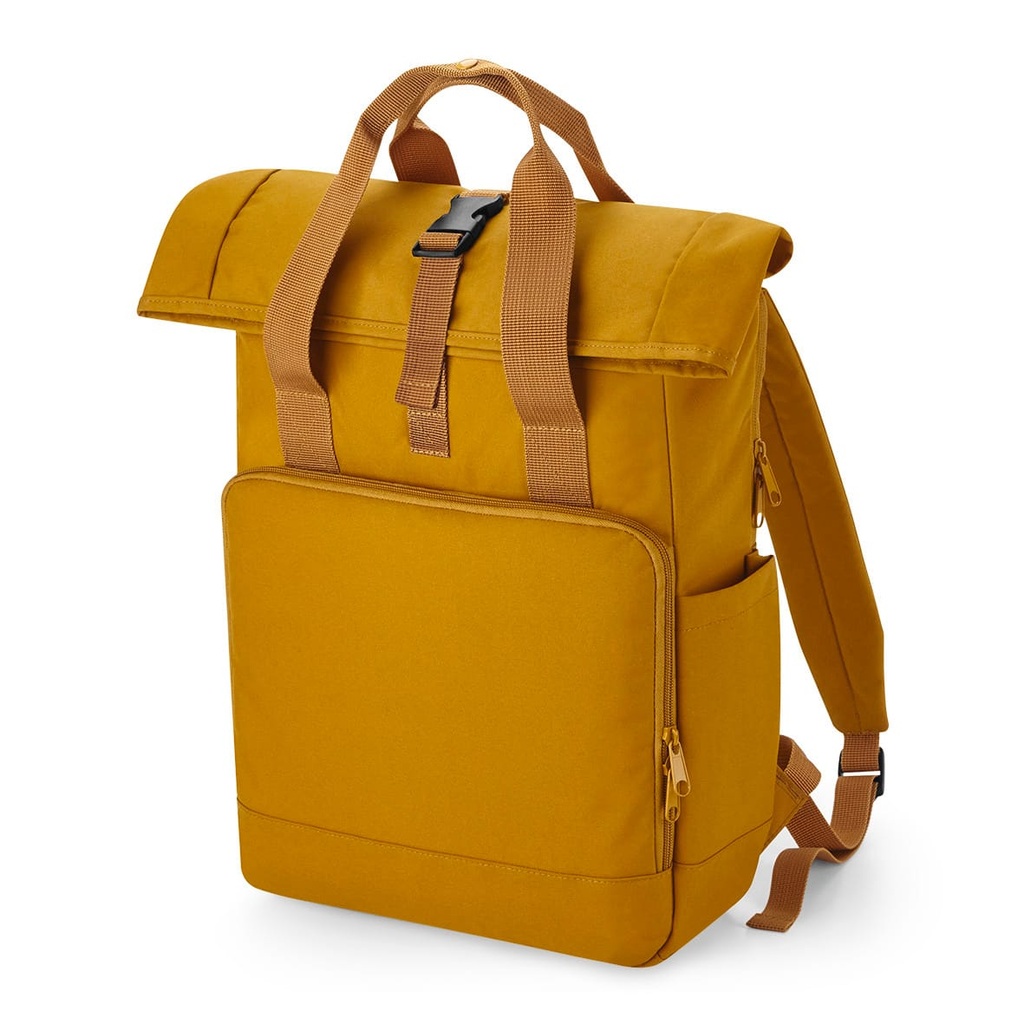 [BG118L-Black-One size] Sac à dos pour ordinateur recyclé (BG118L) (Black)