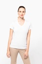T-shirt Supima® col V manches courtes femme (PK305)