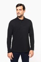Polo Supima® manches longues homme (PK202)