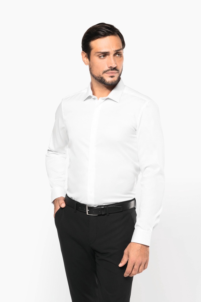 Chemise twill manches longues homme (PK506)