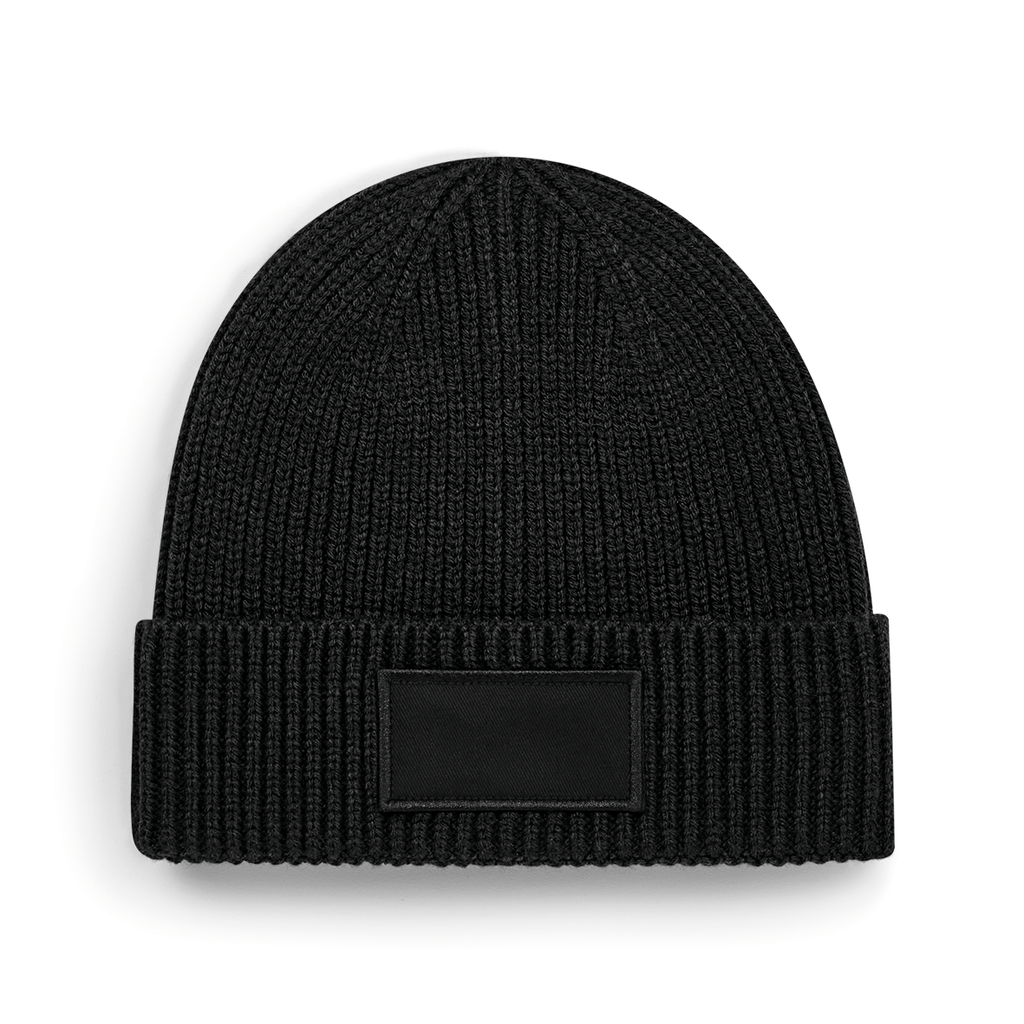 [B442R-Black-One size] Bonnet tendance à patch (B442R) (Black)
