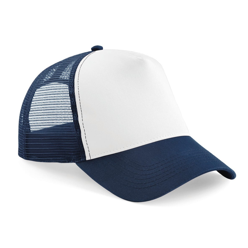 [B640B-Black-One size] Casquette filet junior réglable à l'arrière (B640B) (Black)