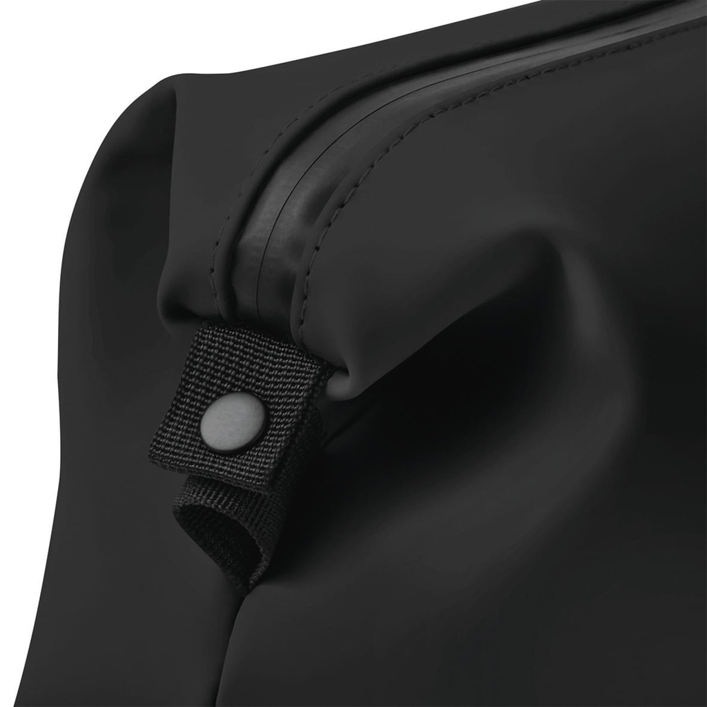 [BG330-Black-One size] Pochette à accessoire en polyuréthane mat (BG330) (Black)