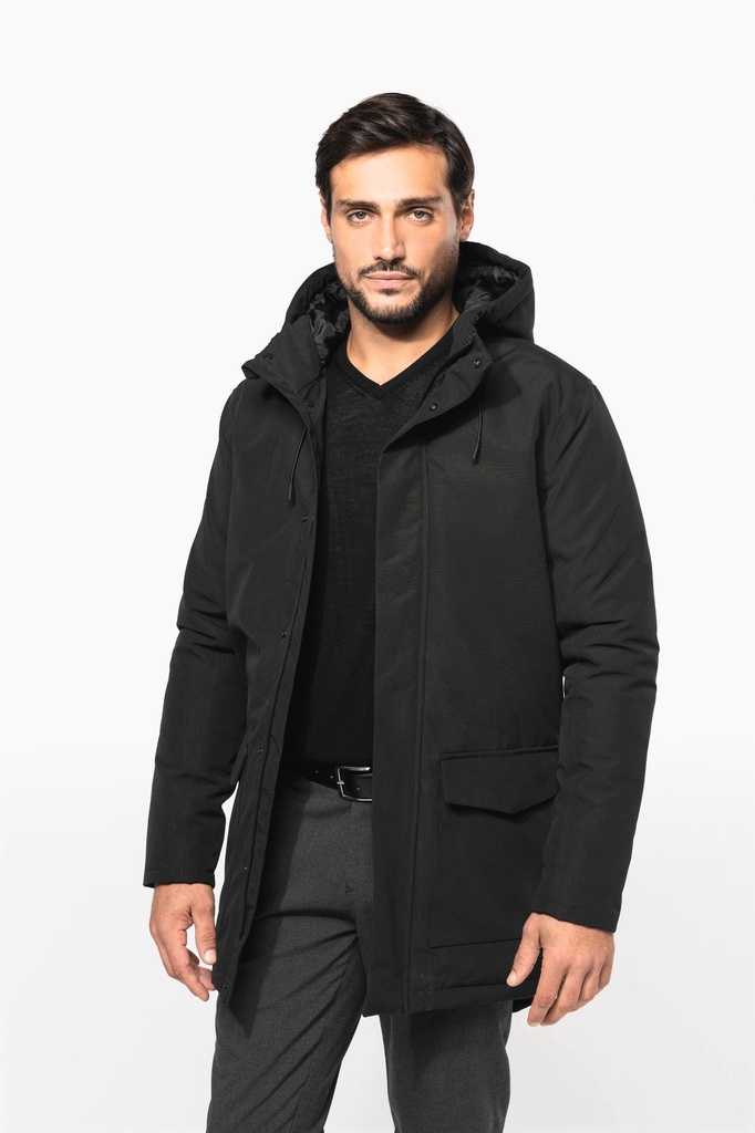[PK604-Black-S] Parka homme imperméable (PK604) (S)