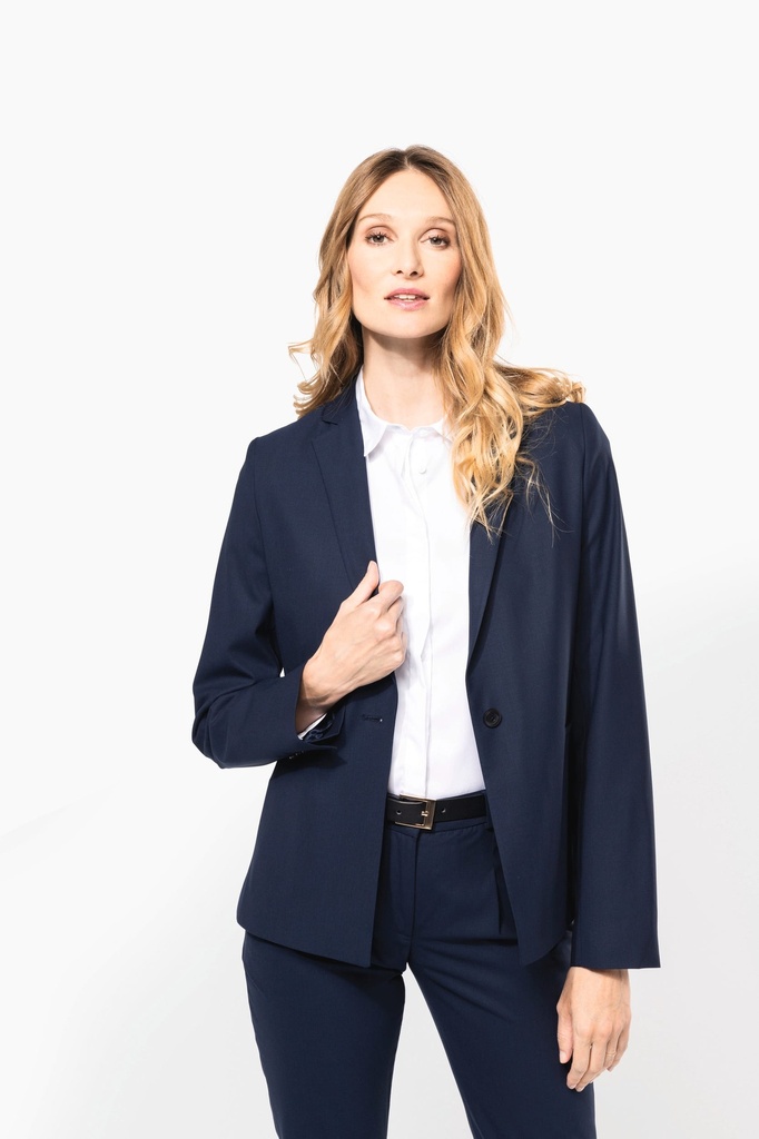 [PK6050-Black-34 fr] Veste blazer femme (PK6050) (Black, 34 fr)