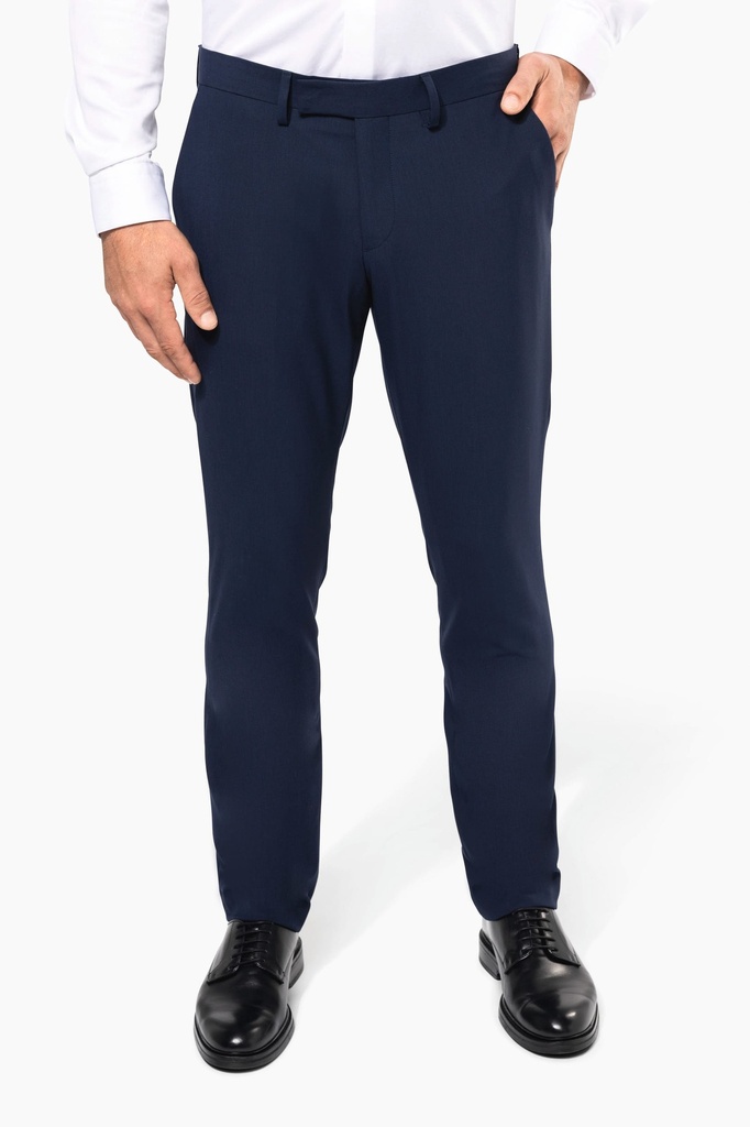 [PK740-Black-38 fr] Pantalon de costume homme (PK740) (Black, 38 fr)