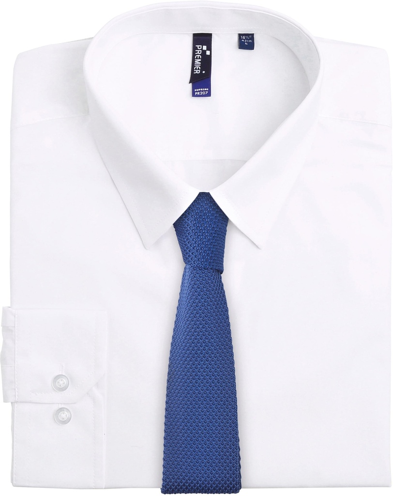 [PR789-Black-One size] Cravate fine tricotée (PR789) (Black)
