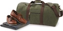 Sac de voyage vintage en toile (QD613)