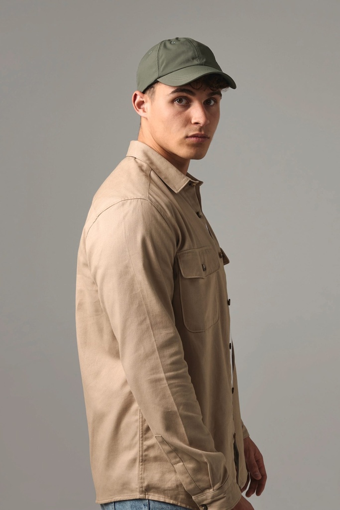 [B187-Black-One size] Casquette style Outdoor - 6 panneaux (B187) (Black)