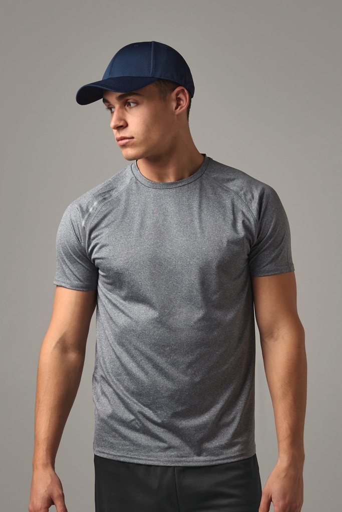 [B196-Black-One size] Casquette filet 6 panneaux (B196) (Black)