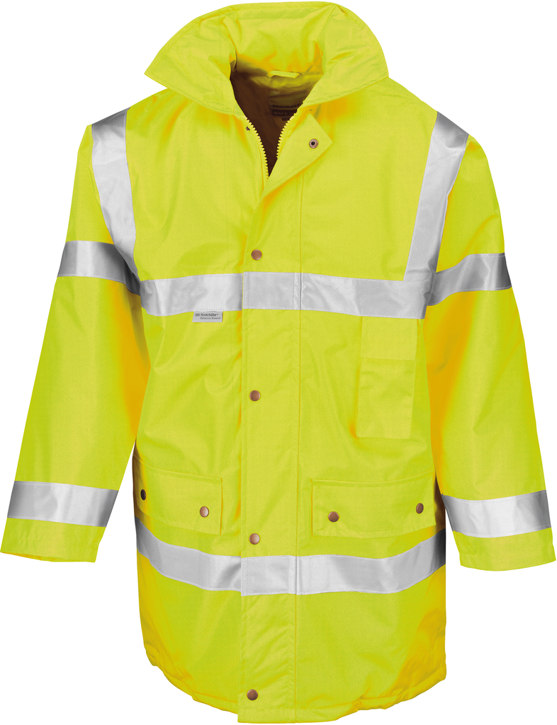 [R18-Fluorescent yellow-S] Parka de sécurité High Viz (R18) (Fluorescent yellow, S)