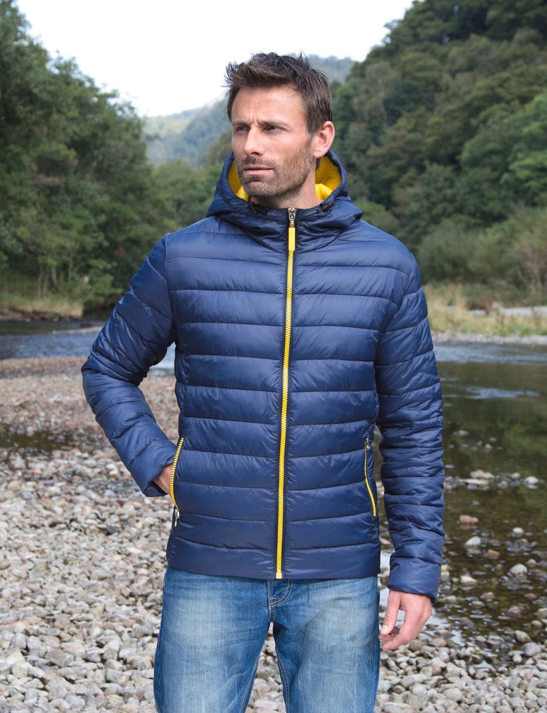 [R194M-Black / lime-S] Doudoune homme Snowbird (R194M) (Black / lime, S)