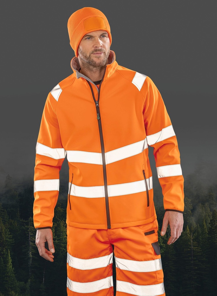 Veste softshell de sécurité recyclée (R505X)
