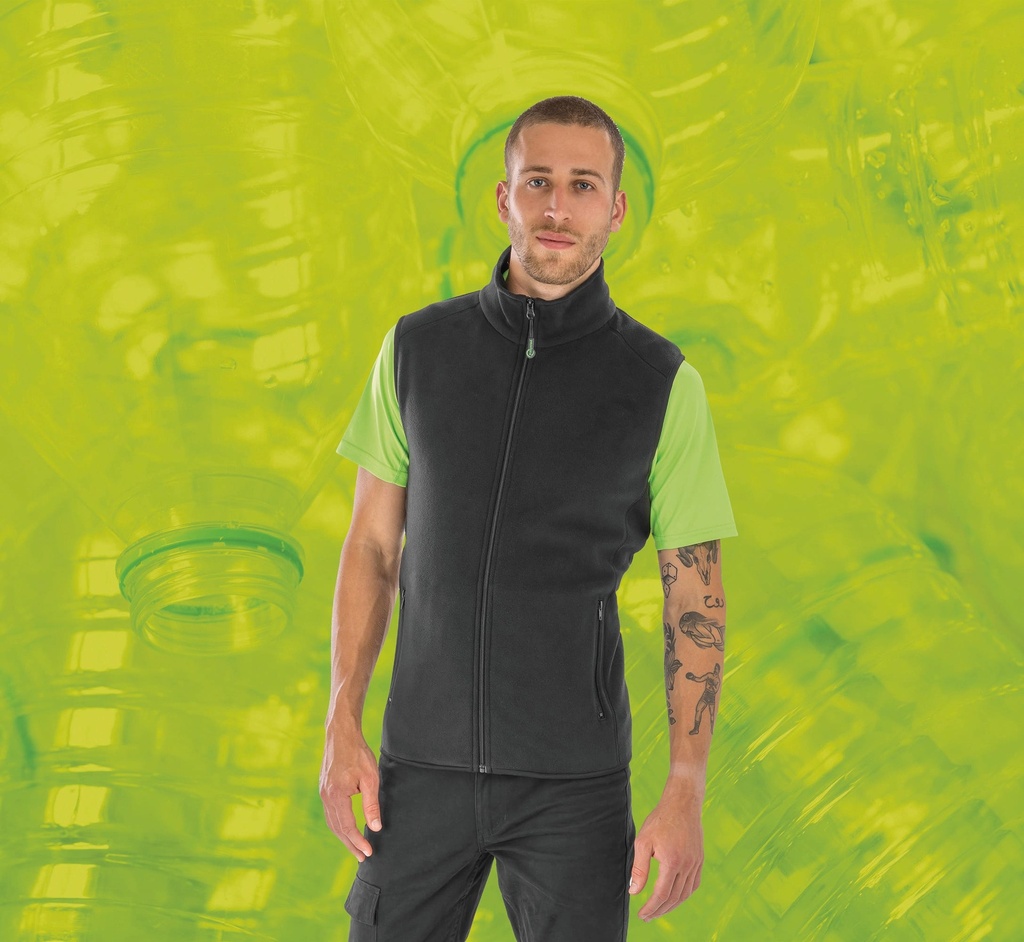 [R904X-Black-S] Gilet bodywarmer recyclé (R904X) (Black, S)