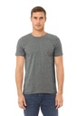 T-shirt homme col rond Heather (BE3001CVC)