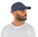 Casquette coton fine ligne lavé avec visière sandwich (RC054X)