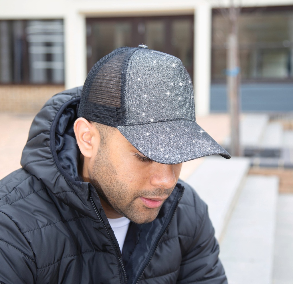 [RC090X-Black-One size] Casquette NEW YORK SPARKLE (RC090X) (Black)