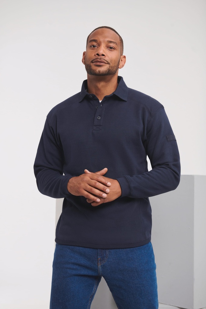 Sweat-shirt Heavy Duty col polo (RU012M)