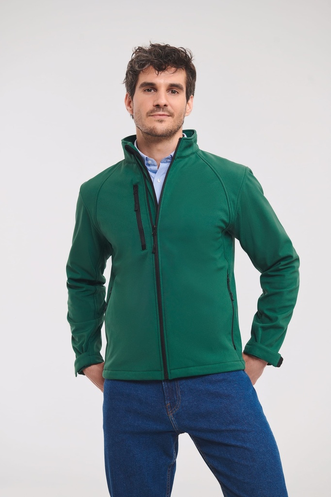 [RU140M-Classic red-S] Veste softshell homme (RU140M) (Classic red, S)