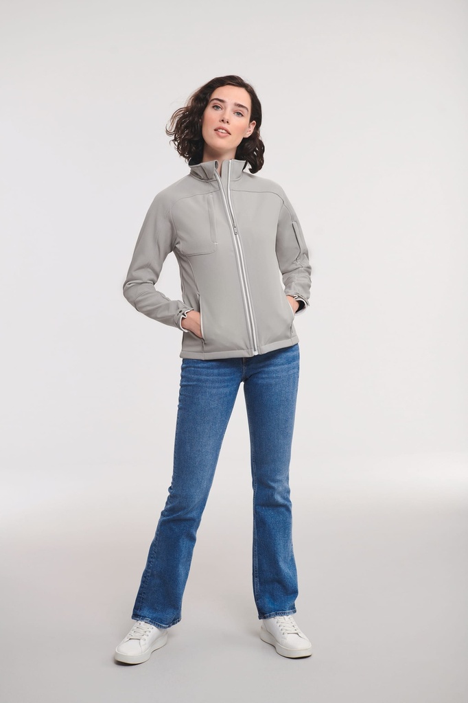[RU410F-French navy-S] Veste femme Softshell Bionic-Finish® (RU410F) (French navy, S)