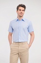 Chemise oxford cintrée manches courtes homme (RU923M)