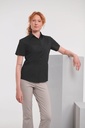Chemise femme popeline polycoton manches courtes (RU935F)