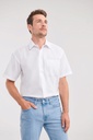 Chemise homme popeline polycoton manches courtes (RU935M)